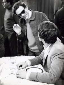 Pier Paolo Pasolini nel '68 a Venezia in occasione della XXIX Mostra Cinematografica, 